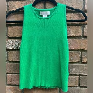 House of Harlow 1960 Vibrant Green Knit Top